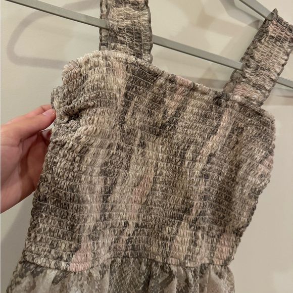 Reptile Print Gray Tank Top - Picture 2 of 5